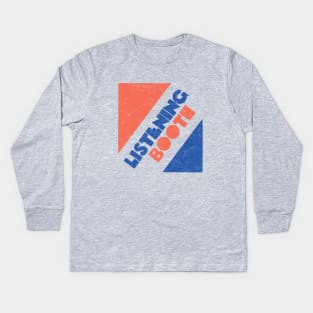 Listening Booth Records and Tapes Defunct Store Kids Long Sleeve T-Shirt